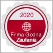 Certyfikat FIRMA GODNA ZAUFANIA 2020